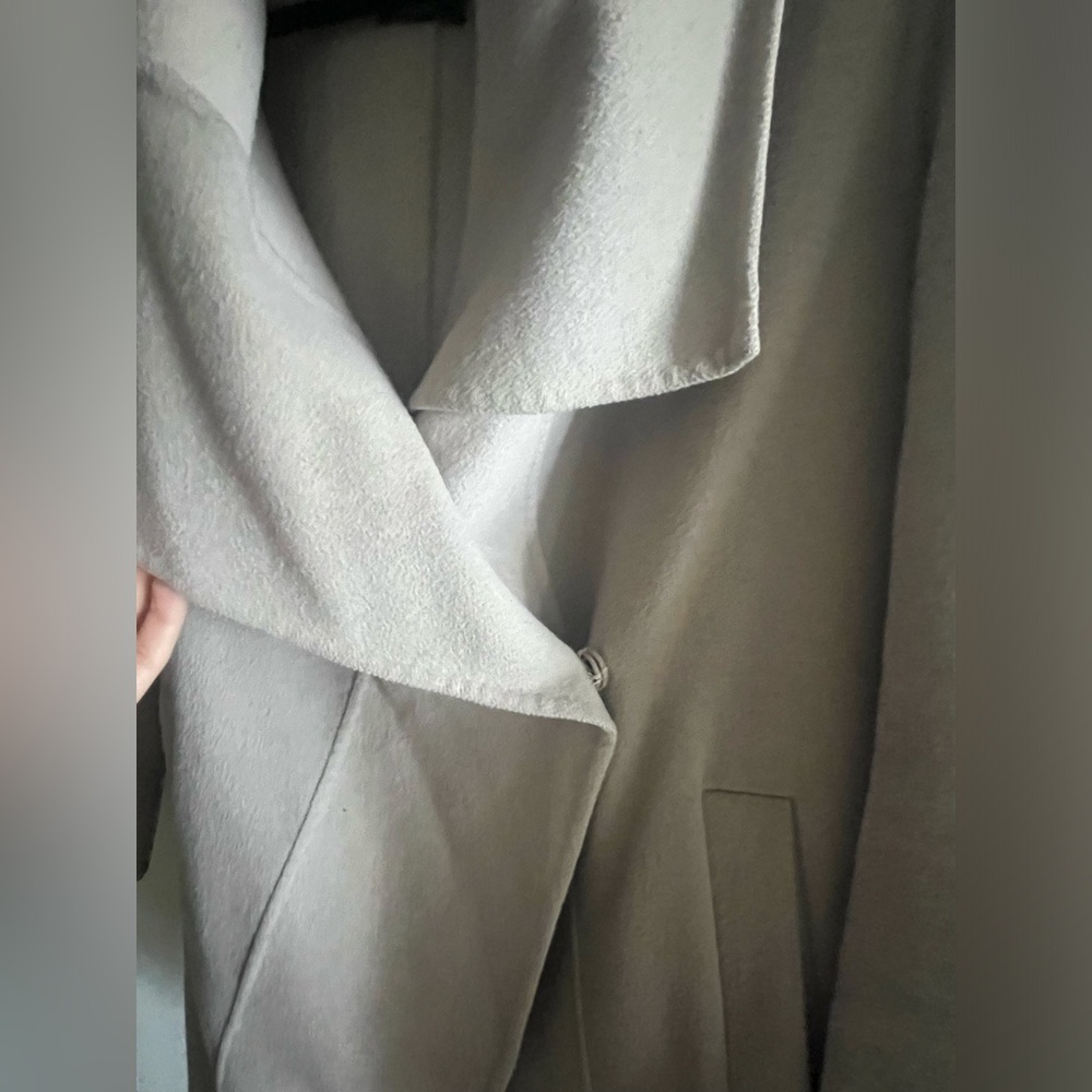 Tahari Nicky Double Face Wool Blend Oversize Coat - Picture 3 of 7